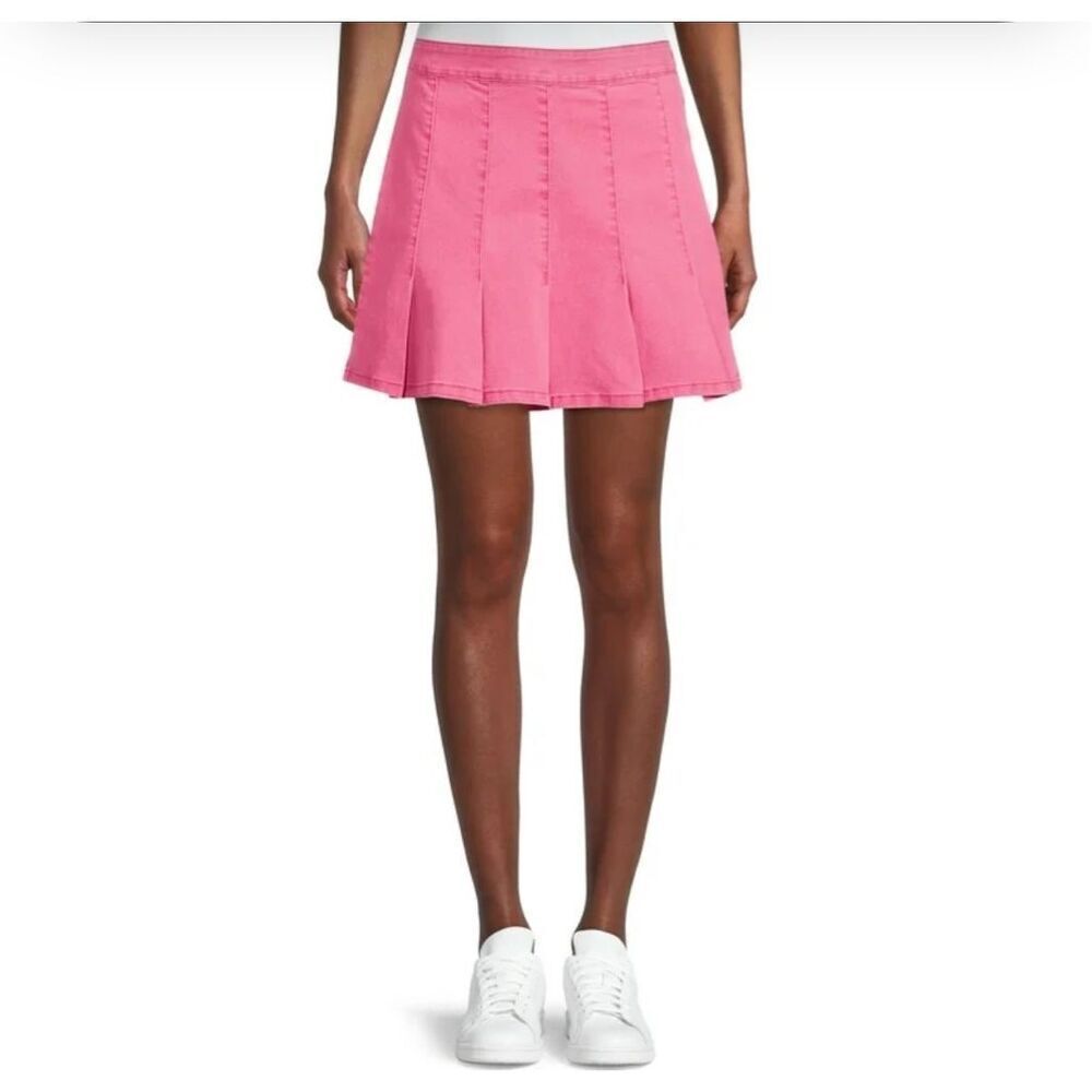 Pink denim Tennis Skirt